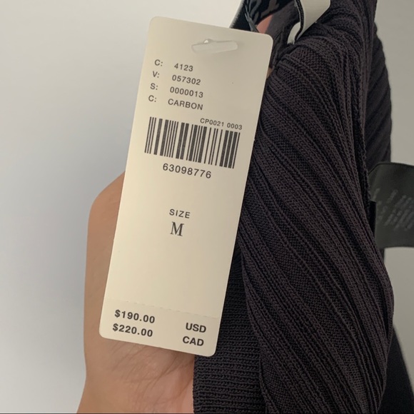 New Just Female Aria wide leg trouser pants in black shimmer Size Medium - Picture 9 of 9